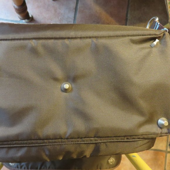 timi & leslie rust/blue graphic print backpack/shoulder baby bag, nwot - Picture 11 of 11